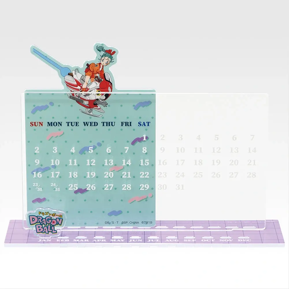 Lot D Calendrier perp&eacute;tuel Bulma
