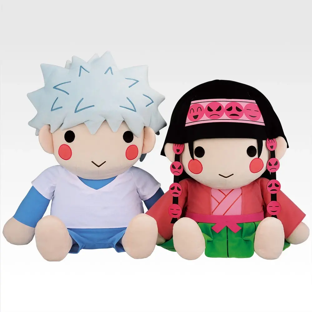 Double Chance - Killua et Alluka set de peluches grande taille - Ichiban Kuji Hunter X Hunter ZAOLDYECK FAMILY