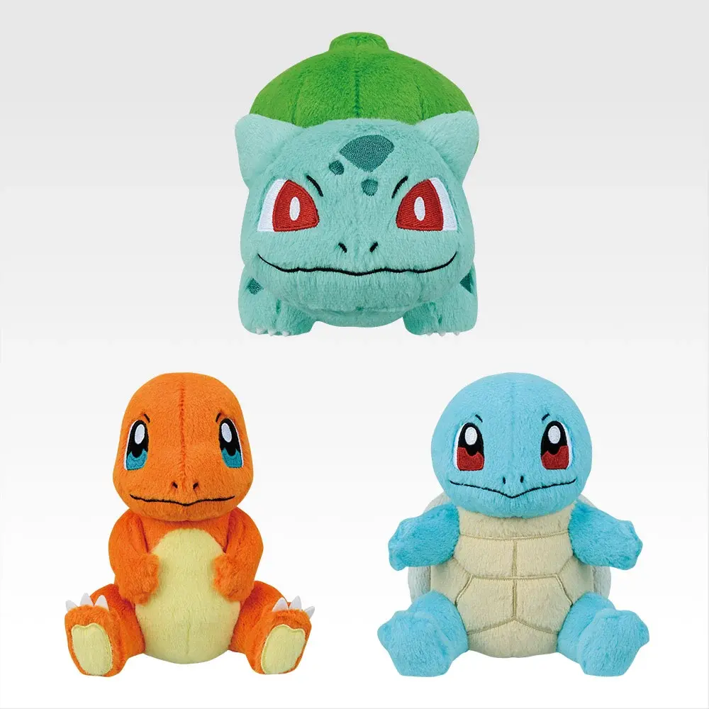 Lot C - Peluches starters de Kanto